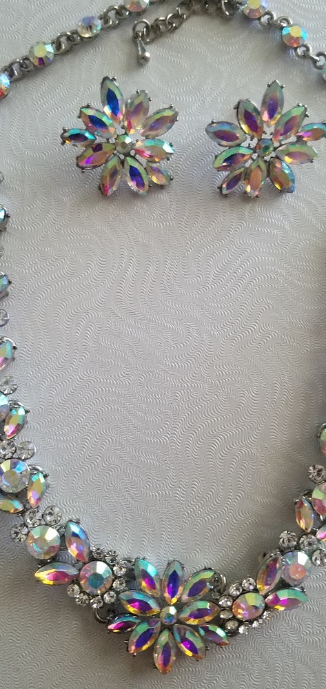 Special occasion necklace and earrings